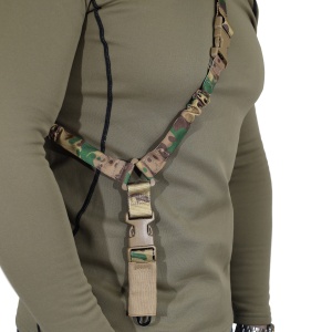 Ремень тактический одноточечный РМ-12 (цвет: светло-зеленый камуфляж)