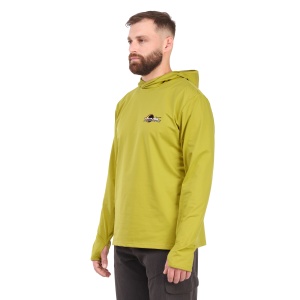 Джемпер Aquatic с капюшоном ДС-03 (Цвет: лайм, размер: 46, принт: Travel)