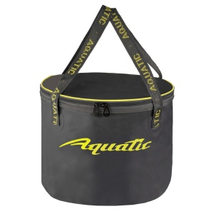 Герметичное ведро AQUATIC В-15С для замешивания корма с крышкой 24л (цвет: синий)