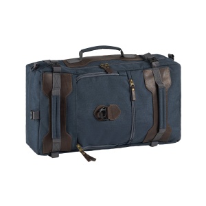 Сумка-рюкзак С-27ТС с кожаными накладками (цвет: темно-серый)