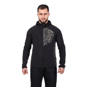 Толстовка флисовая с капюшоном ТФ-02 (Цвет: темно-синий, размер: 48)