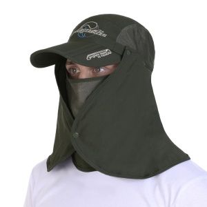 Кепка складная с защитой лица и шеи Aquatic КА-15Х (цвет: хаки; UPF50+)