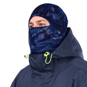 Балаклава горнолыжная softshell (Цвет - CAMO BLUE, без размера, фирменная печать AQUATIC)