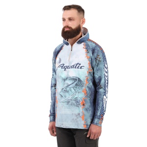 Джерси Аquatic Дж-05 с капюшоном (размер L, логотип: PIKE CAMO BLUE)