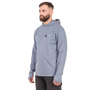 Джемпер Aquatic с капюшоном ДС-04 (Цвет: светло-серый, размер: 46, принт: Logic Carp)