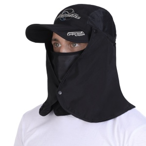 Кепка складная с защитой лица и шеи Aquatic КА-15ТС (цвет: темно-синий; UPF50+)