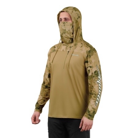 Джерси Аquatic ACTIVE ARMOR антимоскитная с капюшоном и баффом (цвет: SAND CAMO, размер XXXL)